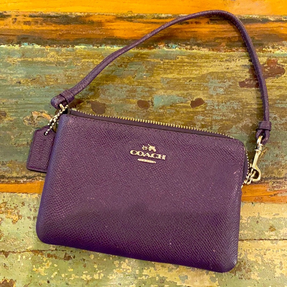 Small coach wristlet